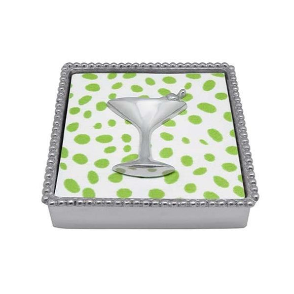 Mariposa Cocktail Napkin Box with Charm 11 styles available