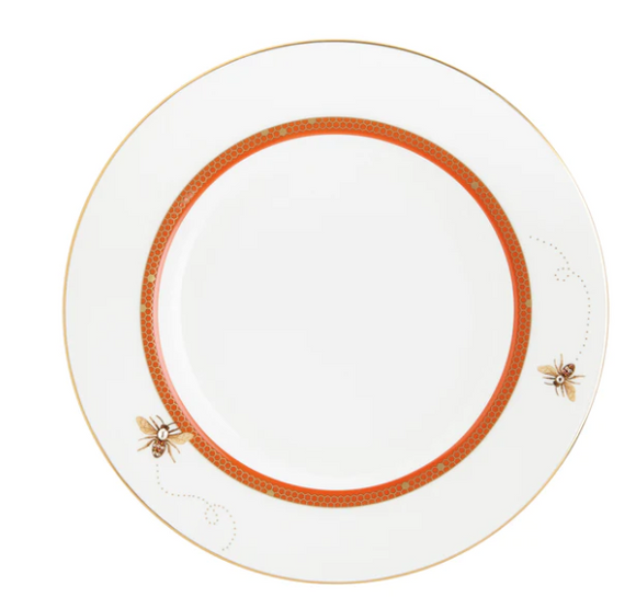 Prouna My Honeybee Dinner Plate with Crystals