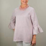 Bella Bell Sleeve Linen Top available in 4 colors