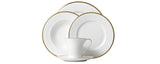 Prouna Comet Gold Salad/Dessert Plate set/4