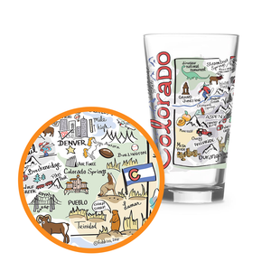 Colorado Glass Tumbler 16 oz