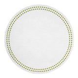 Bodrum Pearls Round Placemat Set/4 available in 10 colors