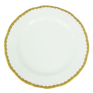 Prouna Antique Gold Salad/Dessert Plate set/4