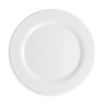 Q Squared Diamond White melamine Dinner Plate set/4