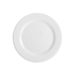 Q Squared Diamond White melamine Salad Plate set/4