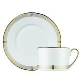 Prouna Regency Tea Cup & Saucer available in Platinum and Gold set/4